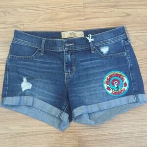 Hollister Grateful Dead Shorts upcycled size 29